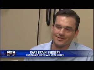 Patient shares his brain surgery story with Fox10 News