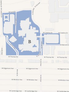 Barrow Brain and Spine Map Phoenix